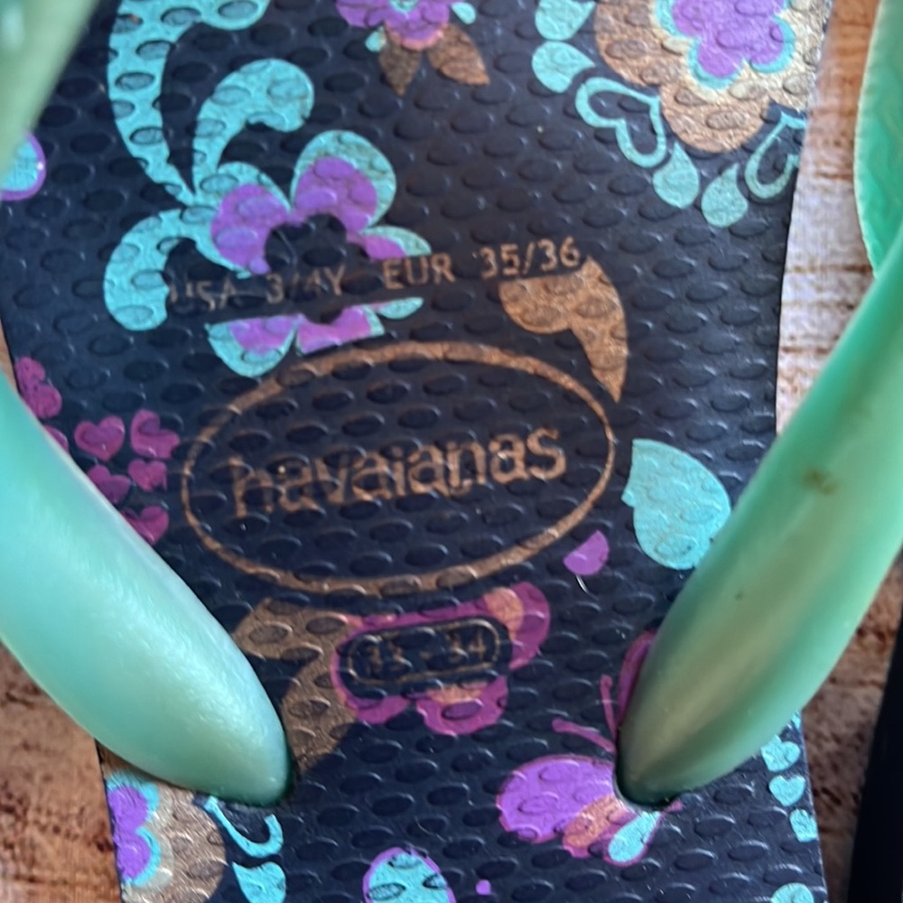 Havaianas | girl sandal flip flop summer shoe size 3 / 4 - Picture 4 of 9